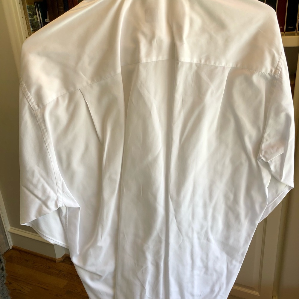 (2) Ike Behar cotton dress shirts identical 18-37 (big, like XXL) - Picture 11 of 14